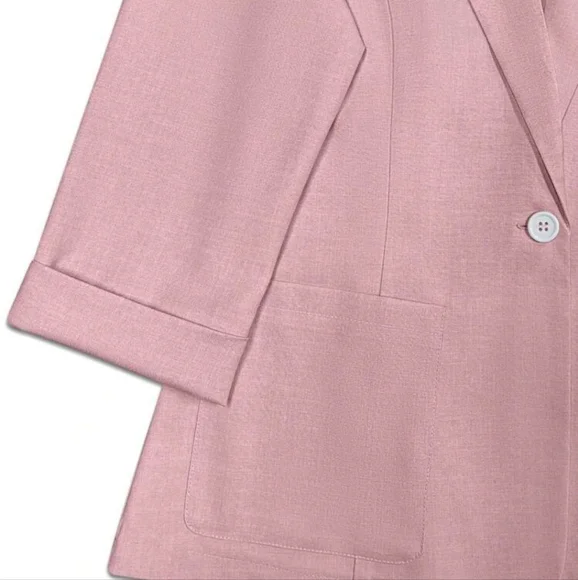 Women's Spring & Autumn Stand Collar Long Sleeve Casual Solid Color - Picture 3 of 4